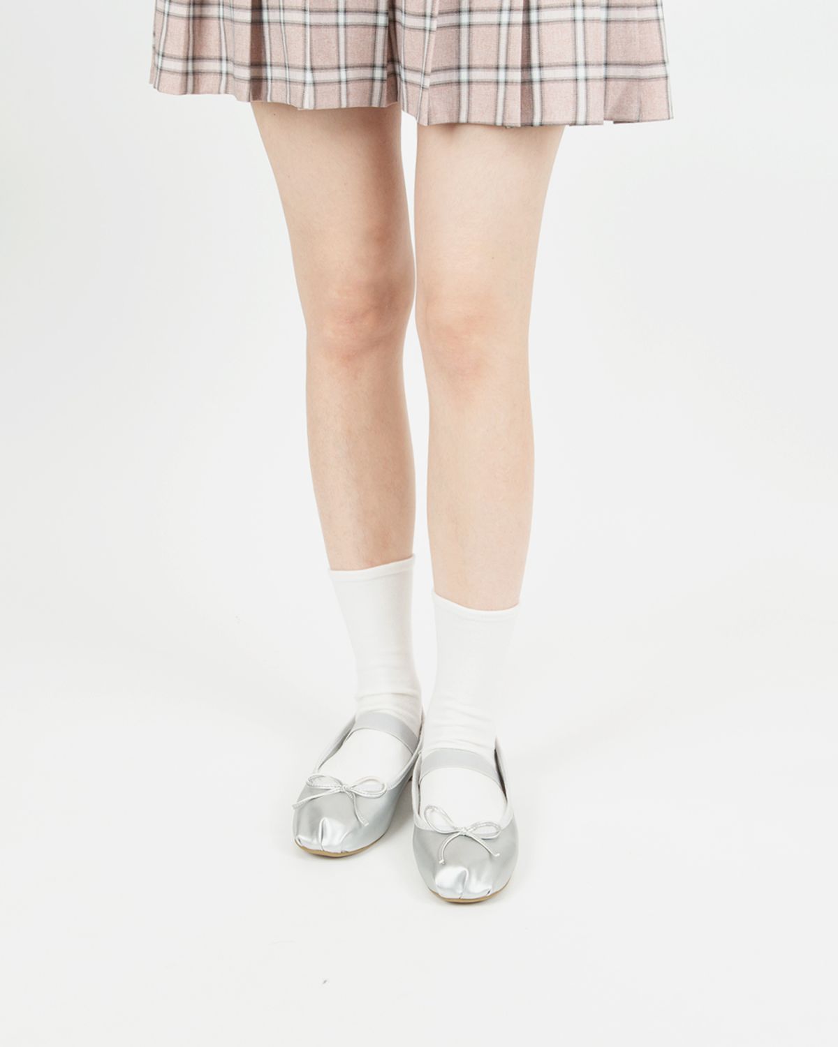 삭스에이(SOCKSA) [4PACK] 리본 발목조임없는 무압박 순면 도톰 2올 시그니처 168N 여성양말