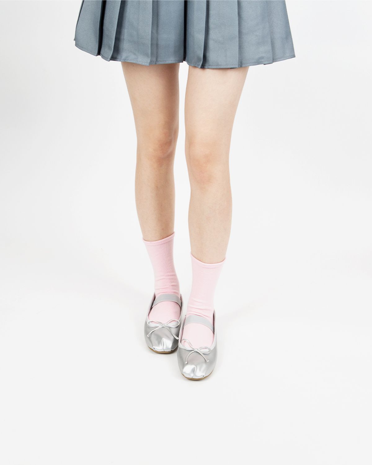 삭스에이(SOCKSA) [4PACK] 리본 발목조임없는 무압박 순면 도톰 2올 시그니처 168N 여성양말
