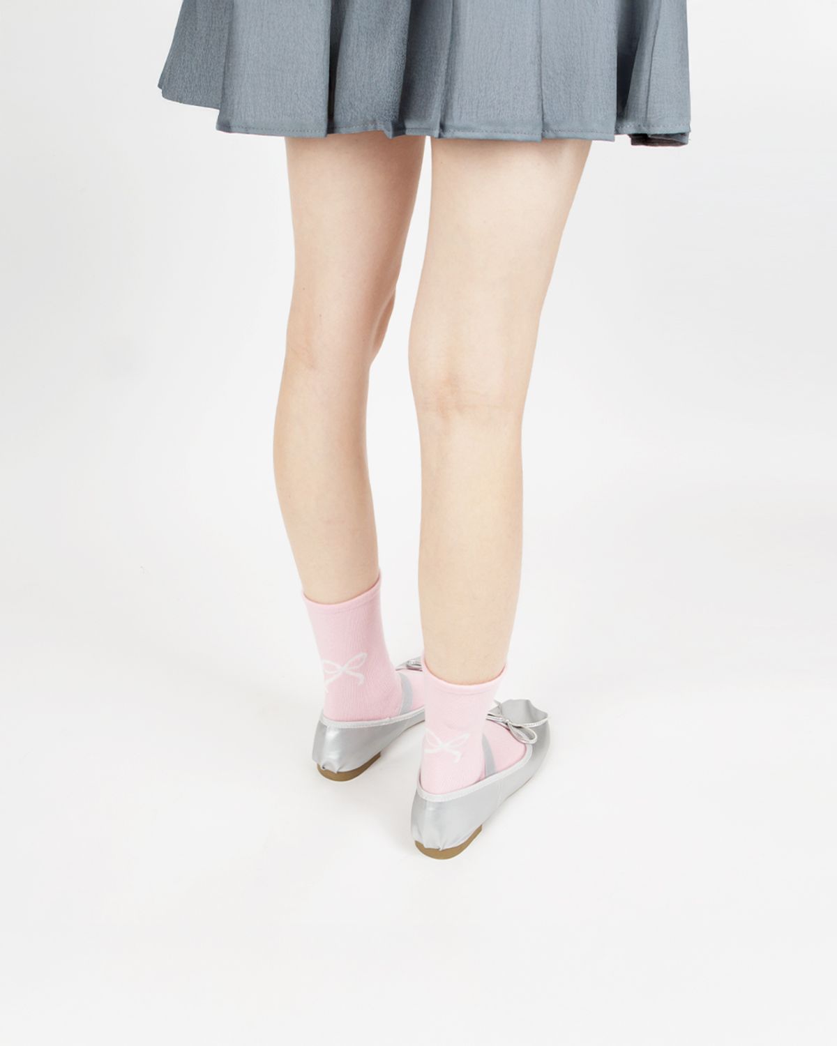 삭스에이(SOCKSA) [4PACK] 리본 발목조임없는 무압박 순면 도톰 2올 시그니처 168N 여성양말