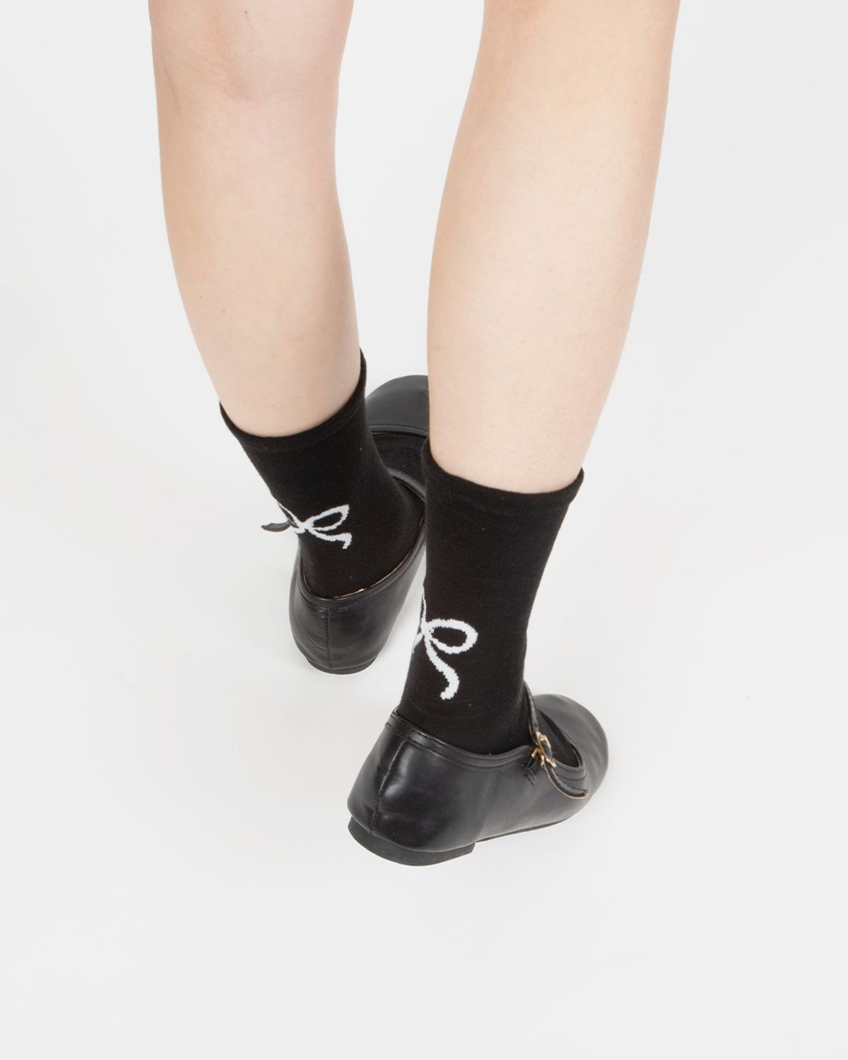 삭스에이(SOCKSA) [4PACK] 리본 발목조임없는 무압박 순면 도톰 2올 시그니처 168N 여성양말
