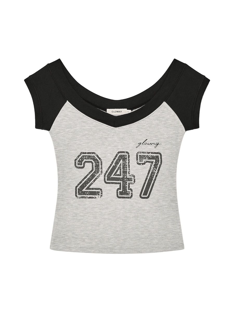 【GLOWNY】25SS★(S,M,L) 247 SNUG TEE MUSINSA | GLOWNY 247 SNUG TEE (2 Colors)