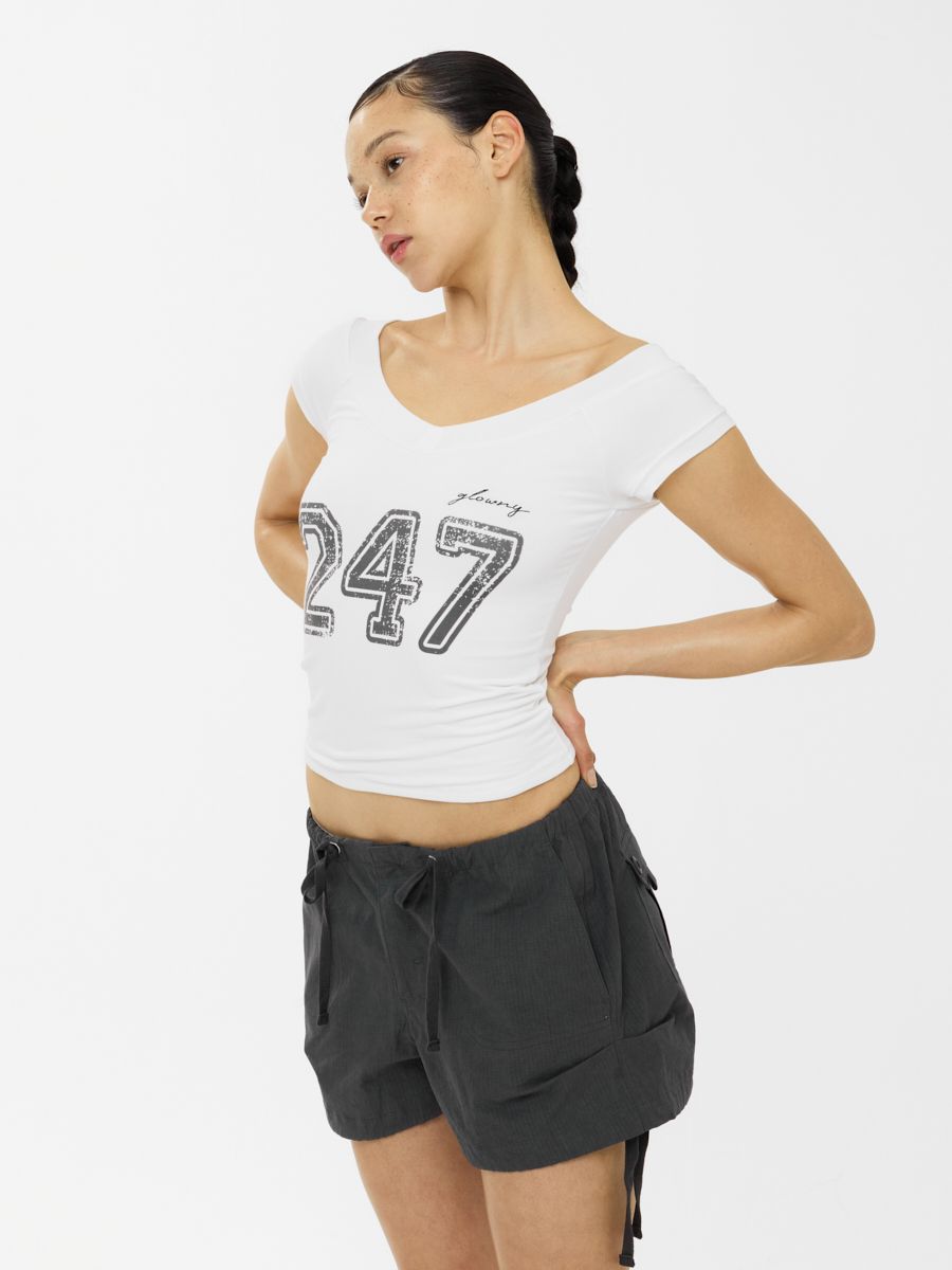 【GLOWNY】25SS★(S,M,L) 247 SNUG TEE MUSINSA | GLOWNY 247 SNUG TEE (2 Colors)