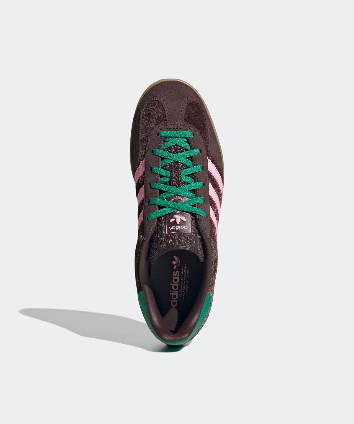 아디다스(ADIDAS) 가젤 인도어 - 다크브라운:핑크 / JI2714