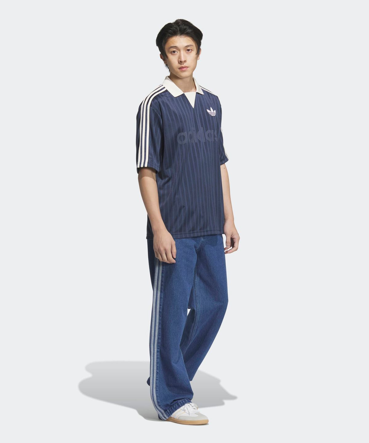 아디다스(ADIDAS) 칼라드 골리 탑 - 네이비 / JX8981