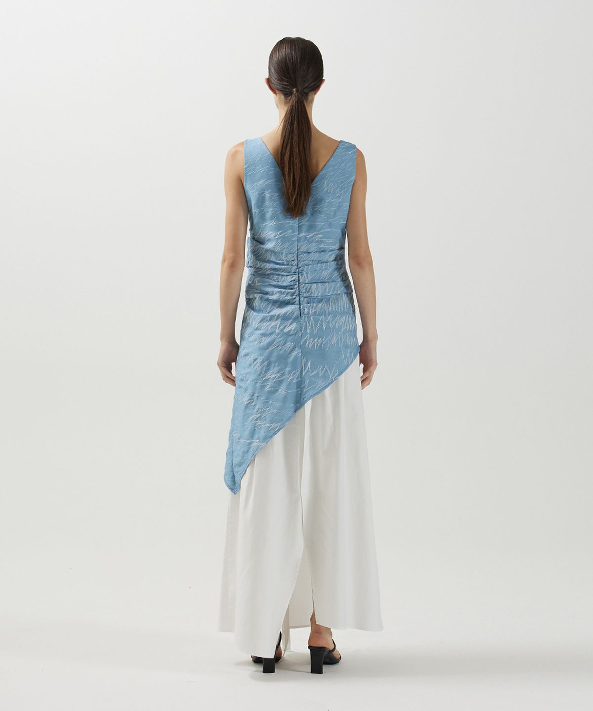 므아므(MMAM) Denim stitch layered dress
