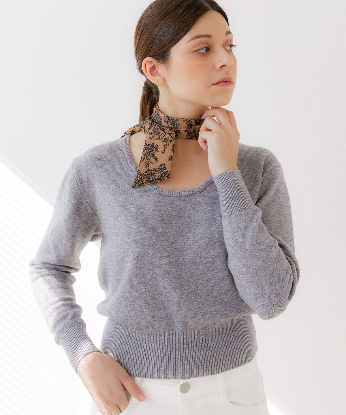 바스카라(VASCARA) Garden Twilly Scarf (3colors)