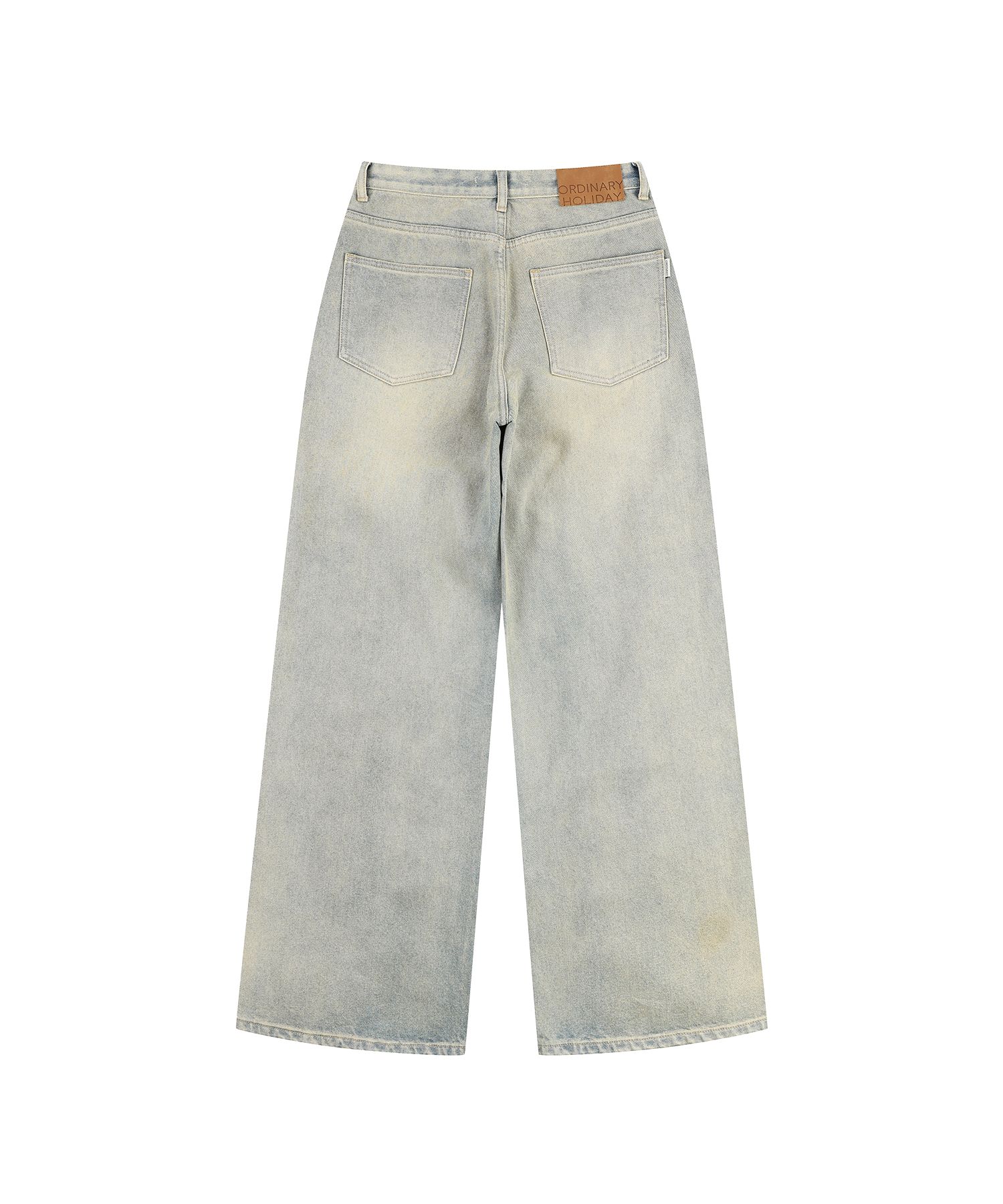 ORDINARY HOLIDAY ■ CUTTING DAMAGE WIDE DENIM PANTS デニム MUSINSA | ORDINARY HOLIDAY CUTTING DAMAGE WIDE DENIM PANTS