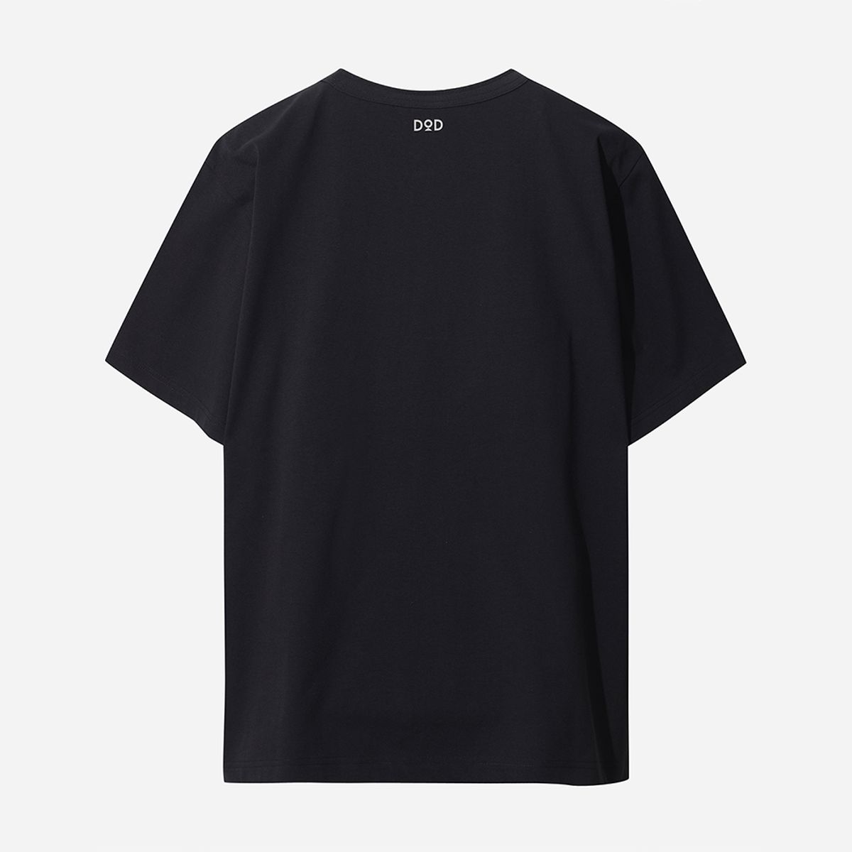 디오디(DOD) 소로나 변형넥 라운드 티셔츠 남자(BLACK)