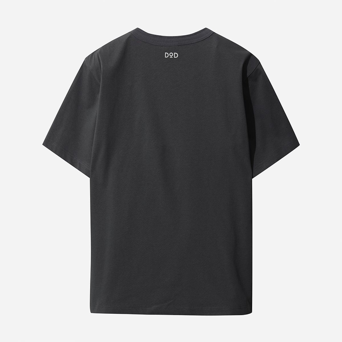 디오디(DOD) 소로나 변형넥 라운드 티셔츠 남자(D.CHARCOAL GREY)
