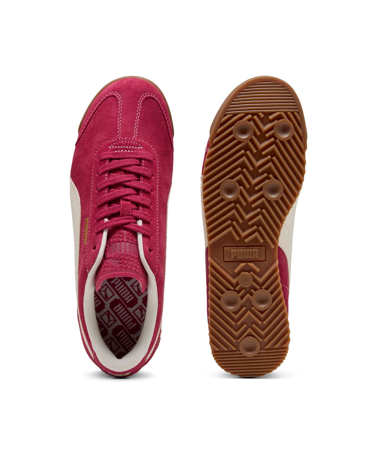푸마(PUMA) 로마 스웨이드 - 포트웜:화이트 / 398635-08