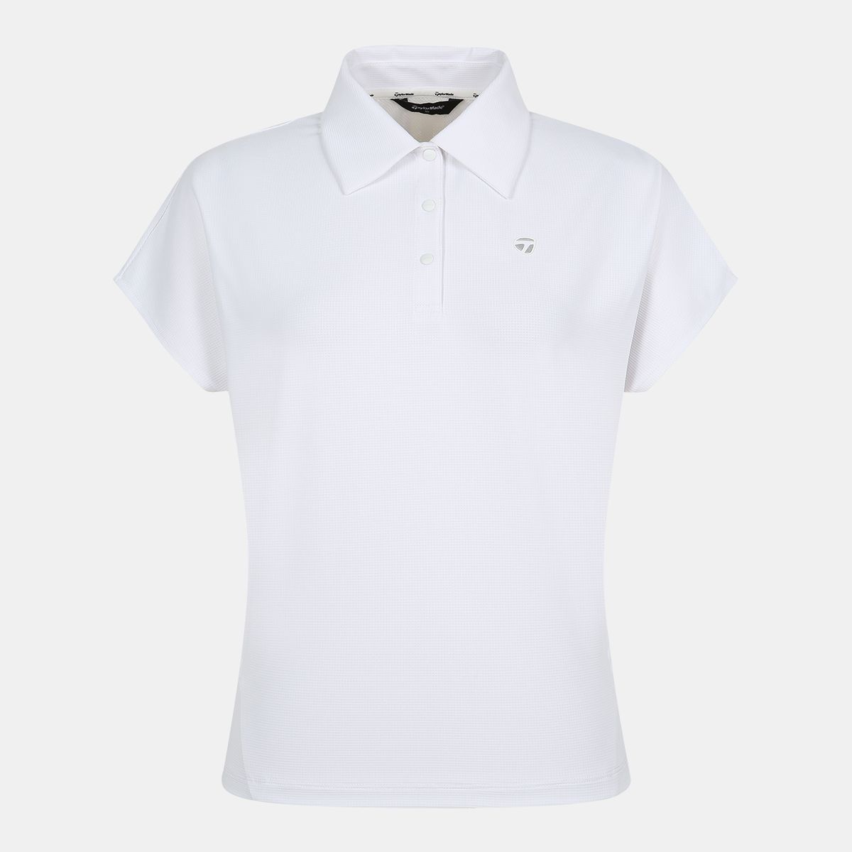 테일러메이드 어패럴(TAYLORMADE APPAREL) 여성 허리 스트링 카라 반팔 티셔츠 T8031TO6242-100