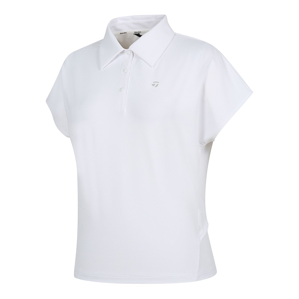 테일러메이드 어패럴(TAYLORMADE APPAREL) 여성 허리 스트링 카라 반팔 티셔츠 T8031TO6242-100