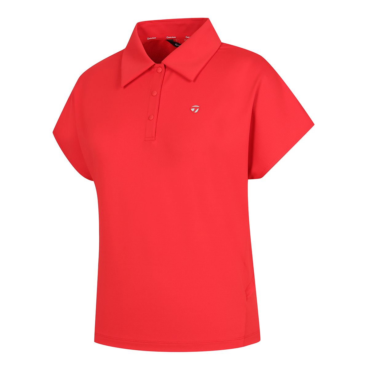 테일러메이드 어패럴(TAYLORMADE APPAREL) 여성 허리 스트링 카라 반팔 티셔츠 TTO-62HG42-500