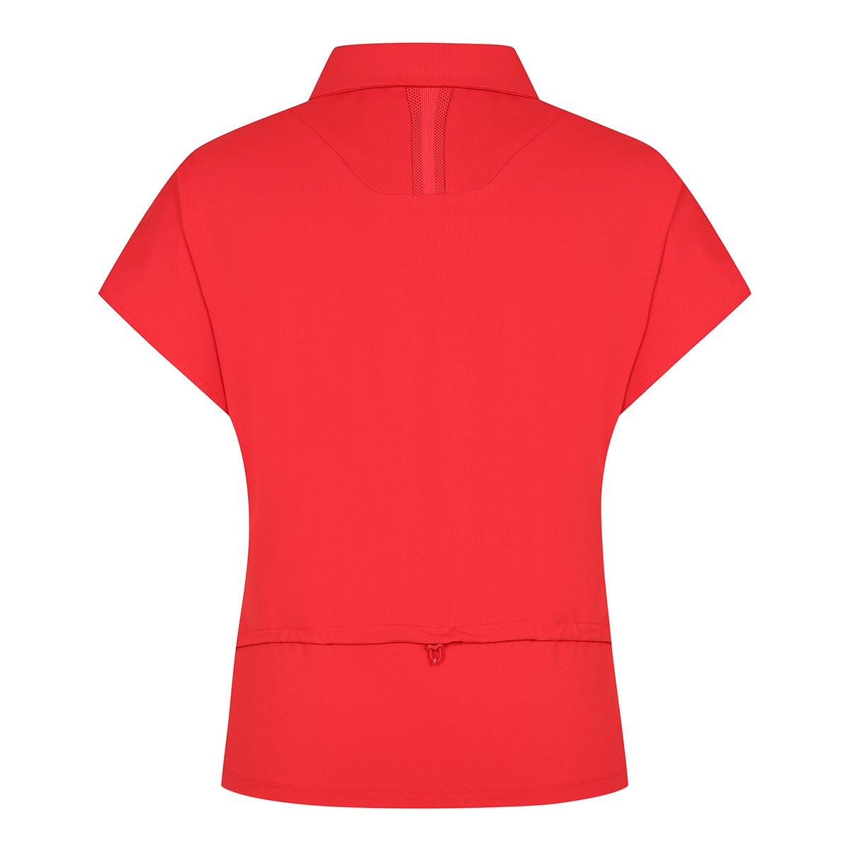 테일러메이드 어패럴(TAYLORMADE APPAREL) 여성 허리 스트링 카라 반팔 티셔츠 TTO-62HG42-500