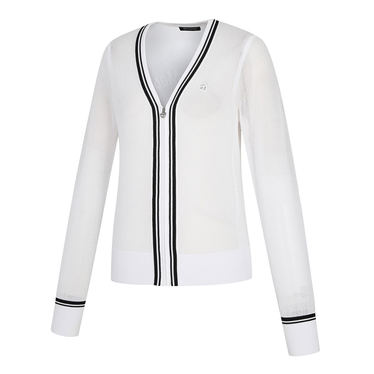 테일러메이드 어패럴(TAYLORMADE APPAREL) 여성 브이넥 니트 가디건 T8031SO6131-100