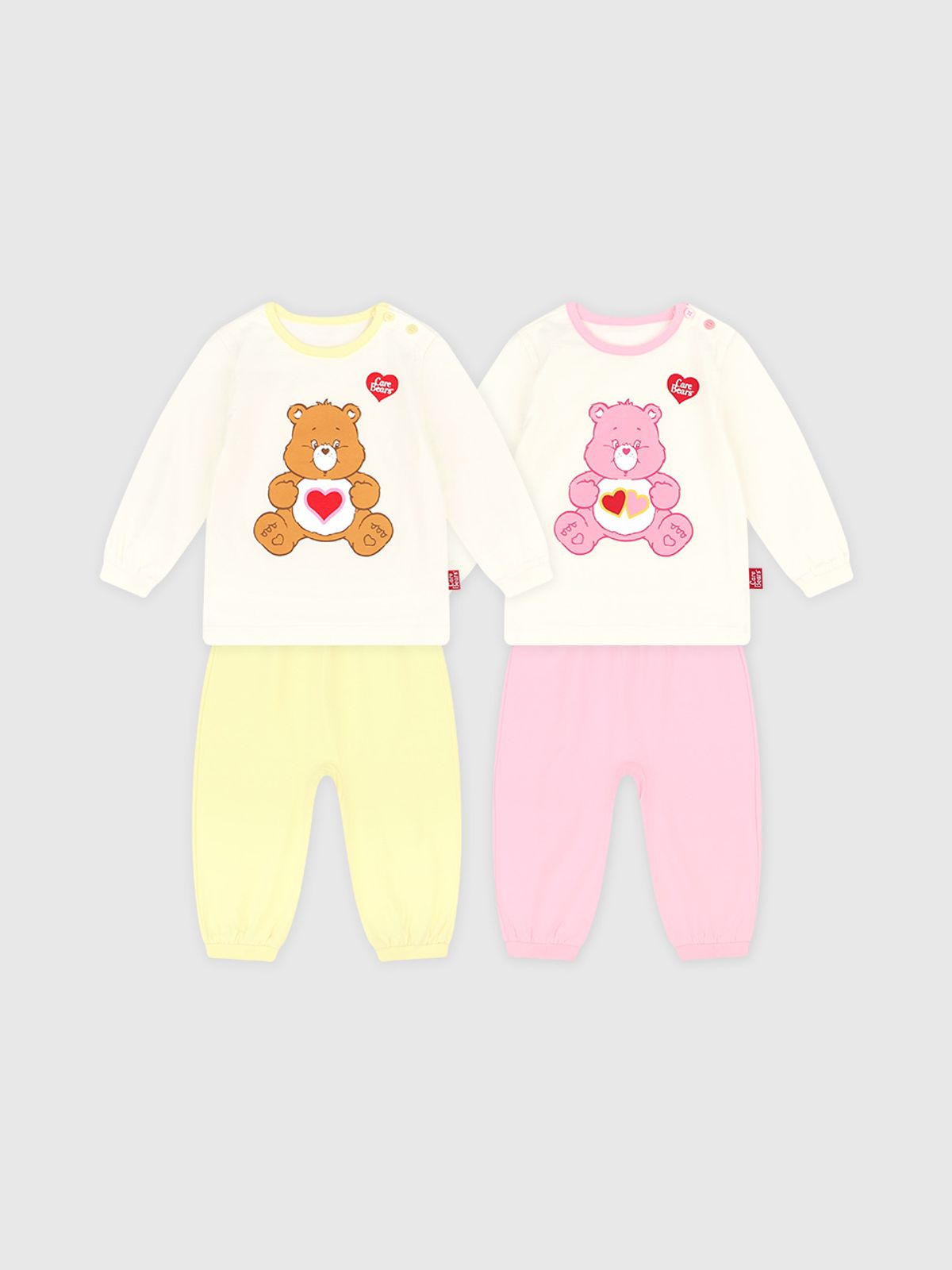 케어베어(CAREBEARS) 케어베어즈 오가닉 아기실내복세트