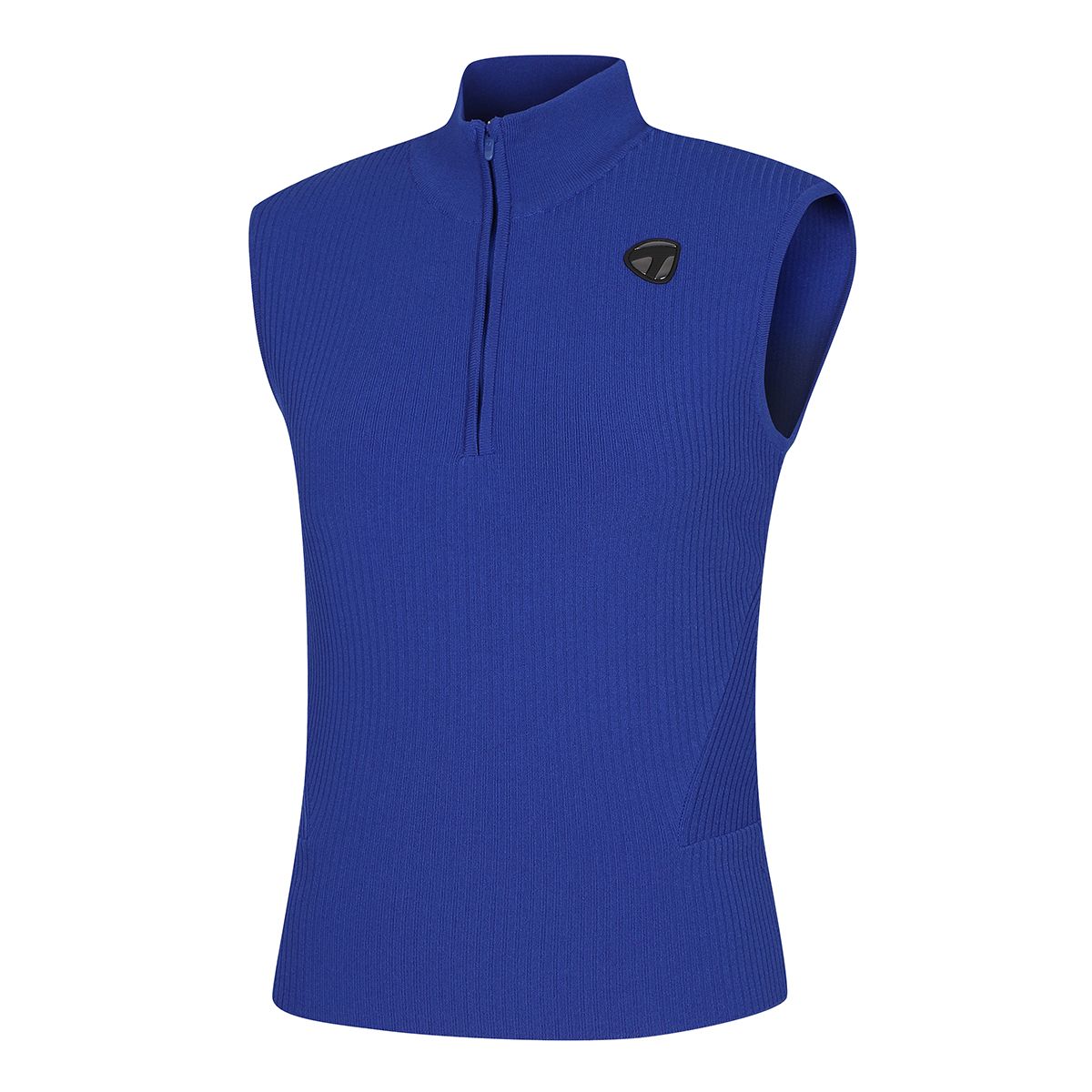 테일러메이드 어패럴(TAYLORMADE APPAREL) 여성 하이넥 슬리브리스 니트 TSO-62HG21-907