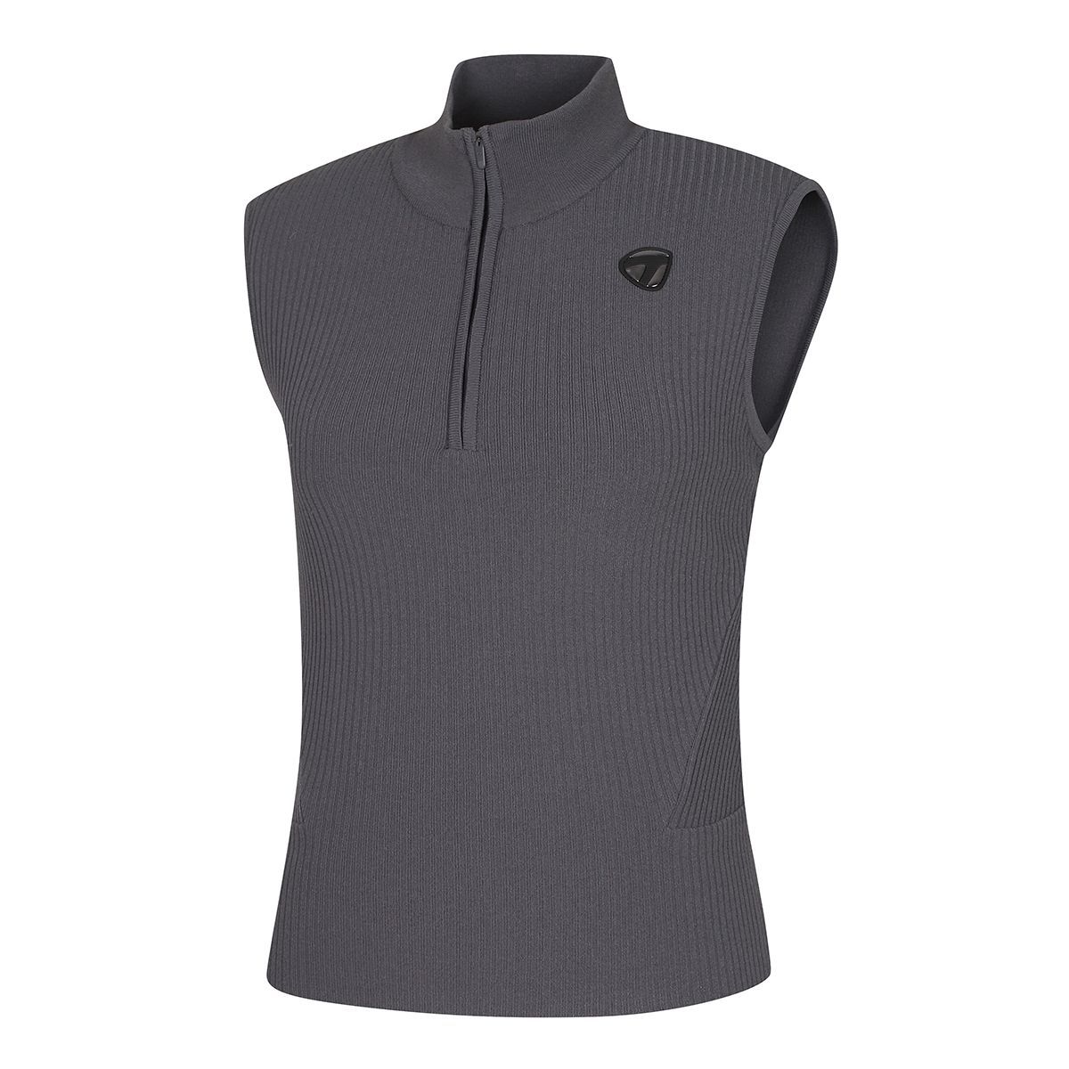 테일러메이드 어패럴(TAYLORMADE APPAREL) 여성 하이넥 슬리브리스 니트 TSO-62HG21-195