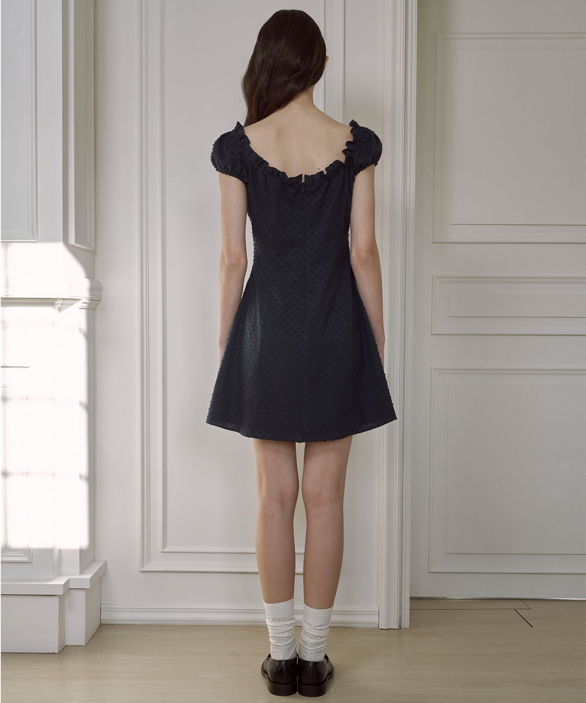 라츠유(LOTSYOU) lotsyou_Fiona Dress Navy