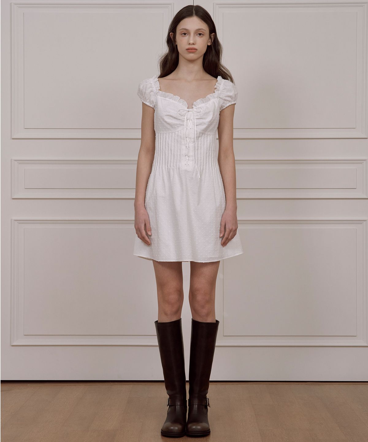 라츠유(LOTSYOU) lotsyou_Fiona Dress White