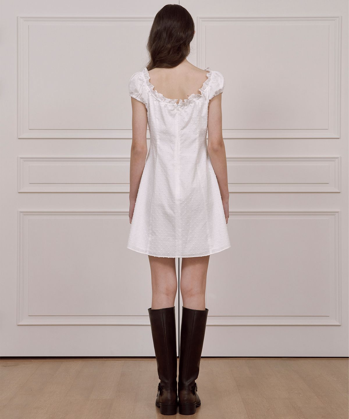 라츠유(LOTSYOU) lotsyou_Fiona Dress White