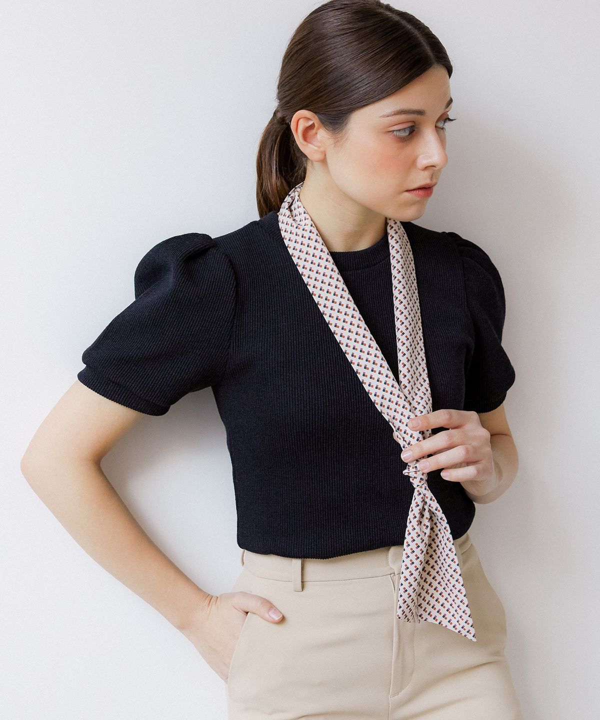 바스카라(VASCARA) Nano Twilly Scarf (4colors)