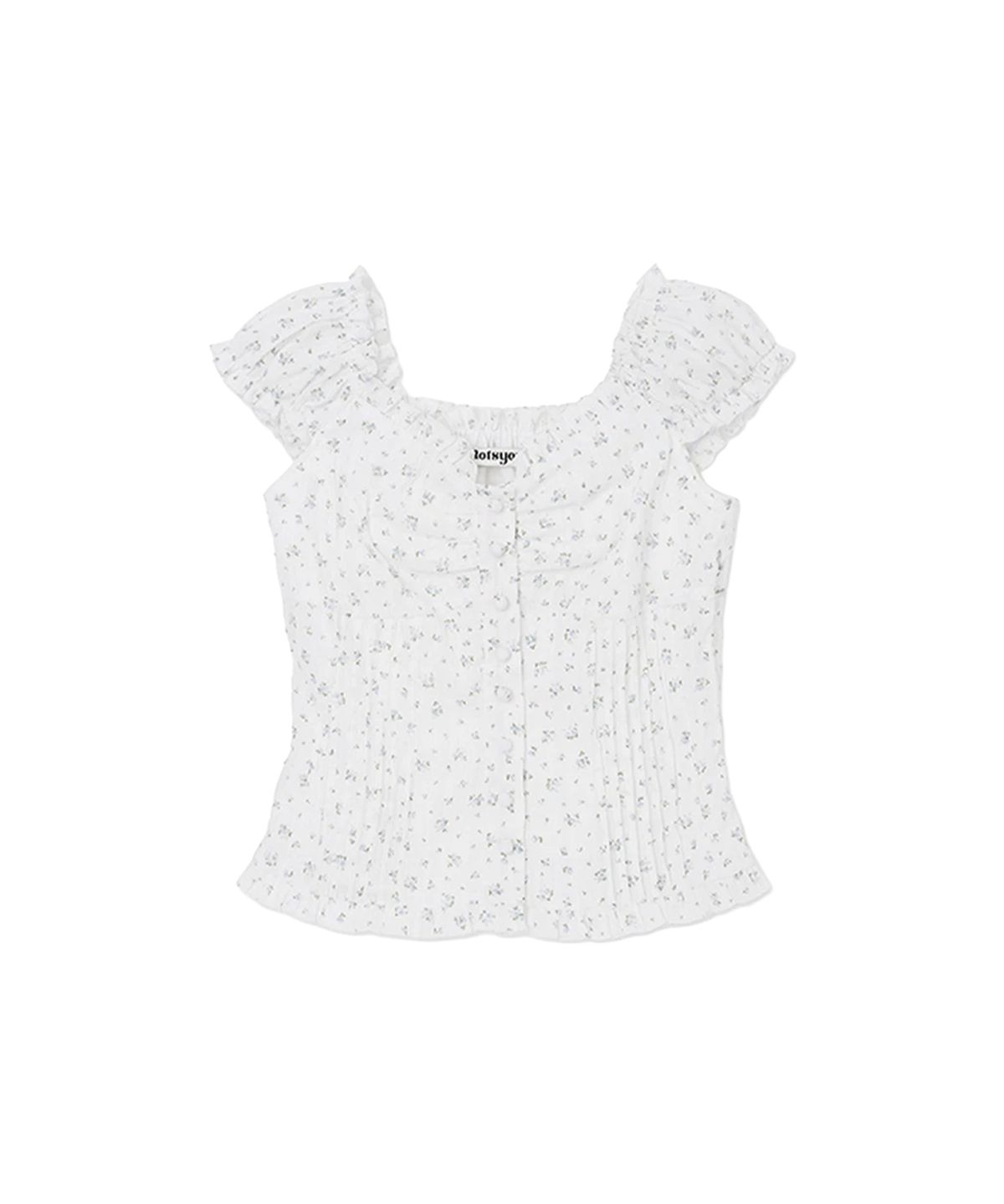 라츠유(LOTSYOU) lotsyou_Ella Blouse Ivory