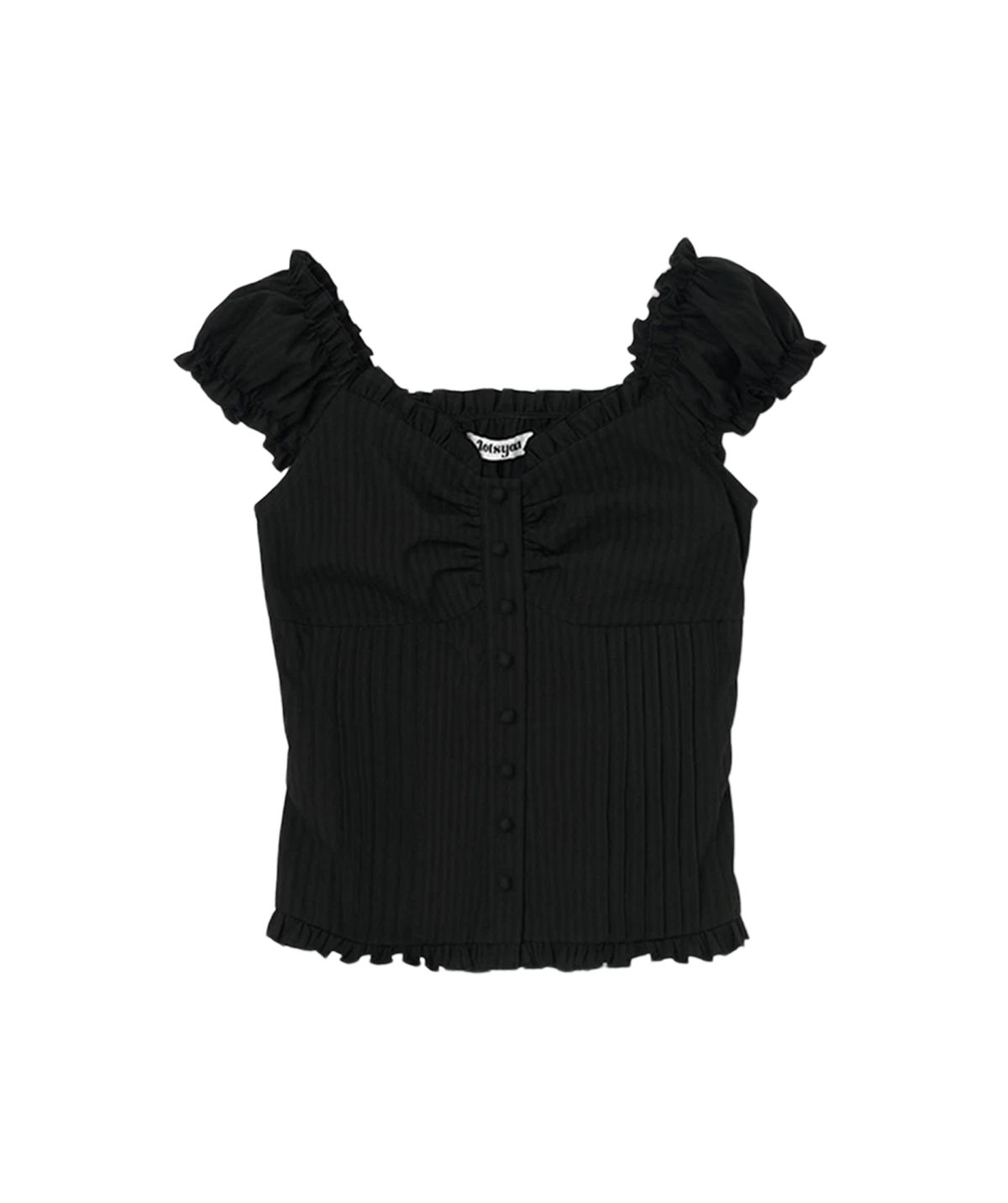 라츠유(LOTSYOU) lotsyou_Ella Blouse Black