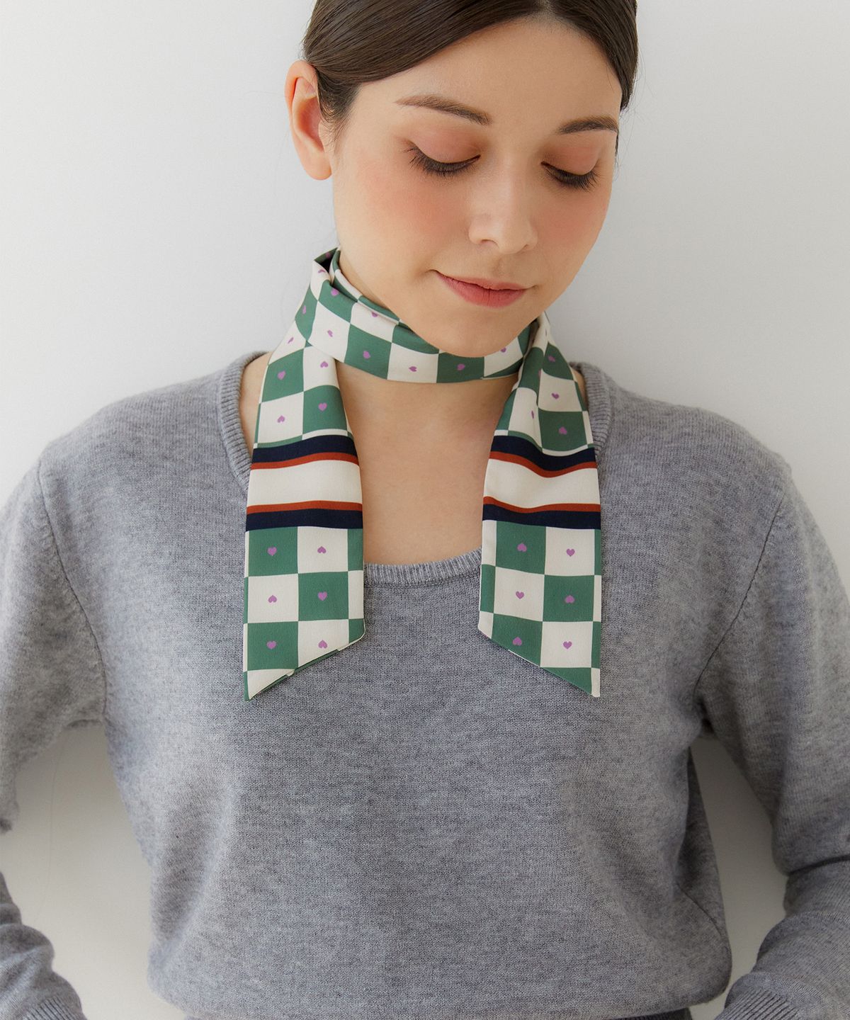 바스카라(VASCARA) Love Twilly Scarf (3colors)