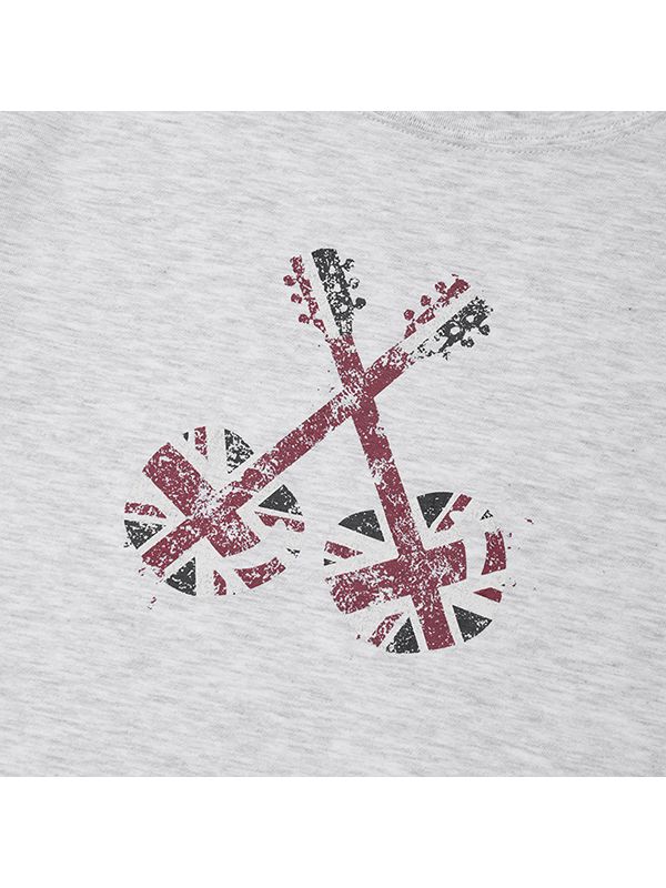 ★KIRSH★ Union Jack Crop T-Shirt Melange Grey MUSINSA | KIRSH Union Jack Crop T-Shirt [Melange Grey]