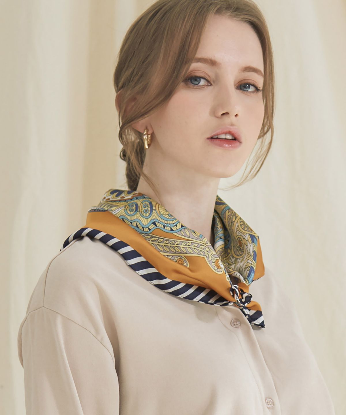 바스카라(VASCARA) Flower Petit Scarf