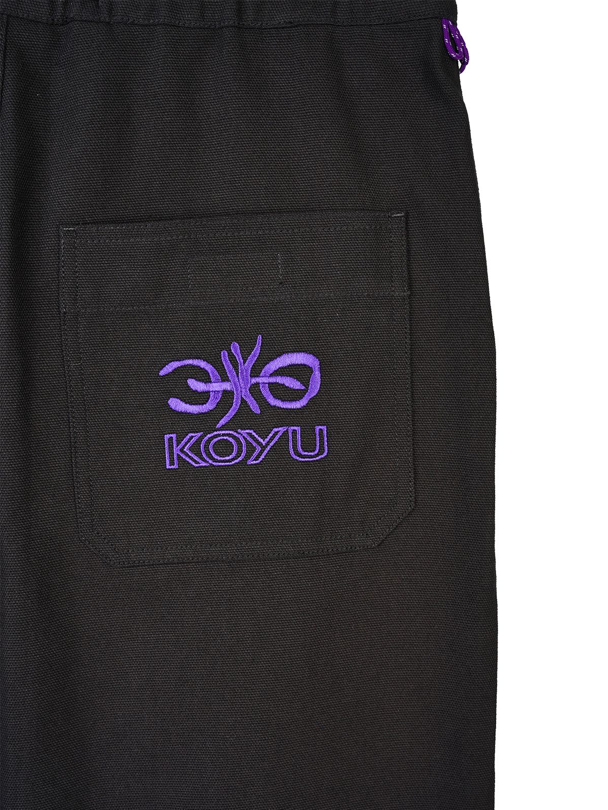 코유(KOYU) 코튼 퍼티그 하이킹 팬츠 블랙