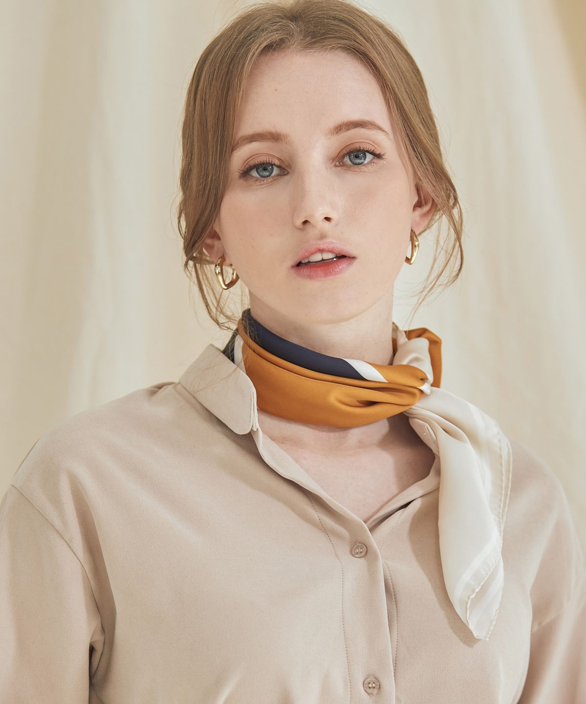 바스카라(VASCARA) Square Petite Scarf (4colors)