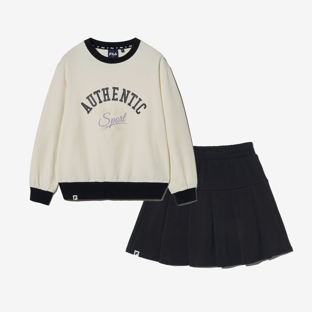 휠라 키즈(FILA KIDS) 플리츠 스커트 셋업(FK2FSH2101FBTY)