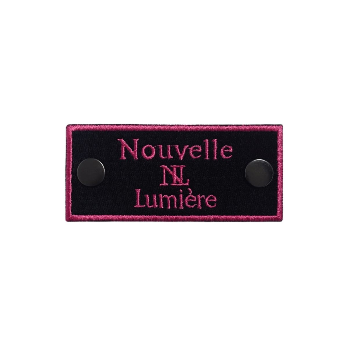 누벨르미에르(NOUVELLE LUMIERE) 시그니처 크롭 후드티 핑크와펜