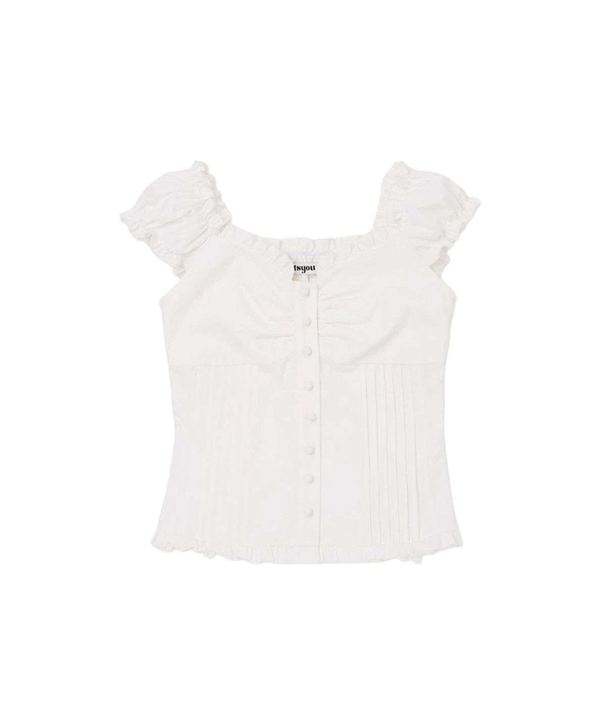 라츠유(LOTSYOU) lotsyou_Ella Blouse White