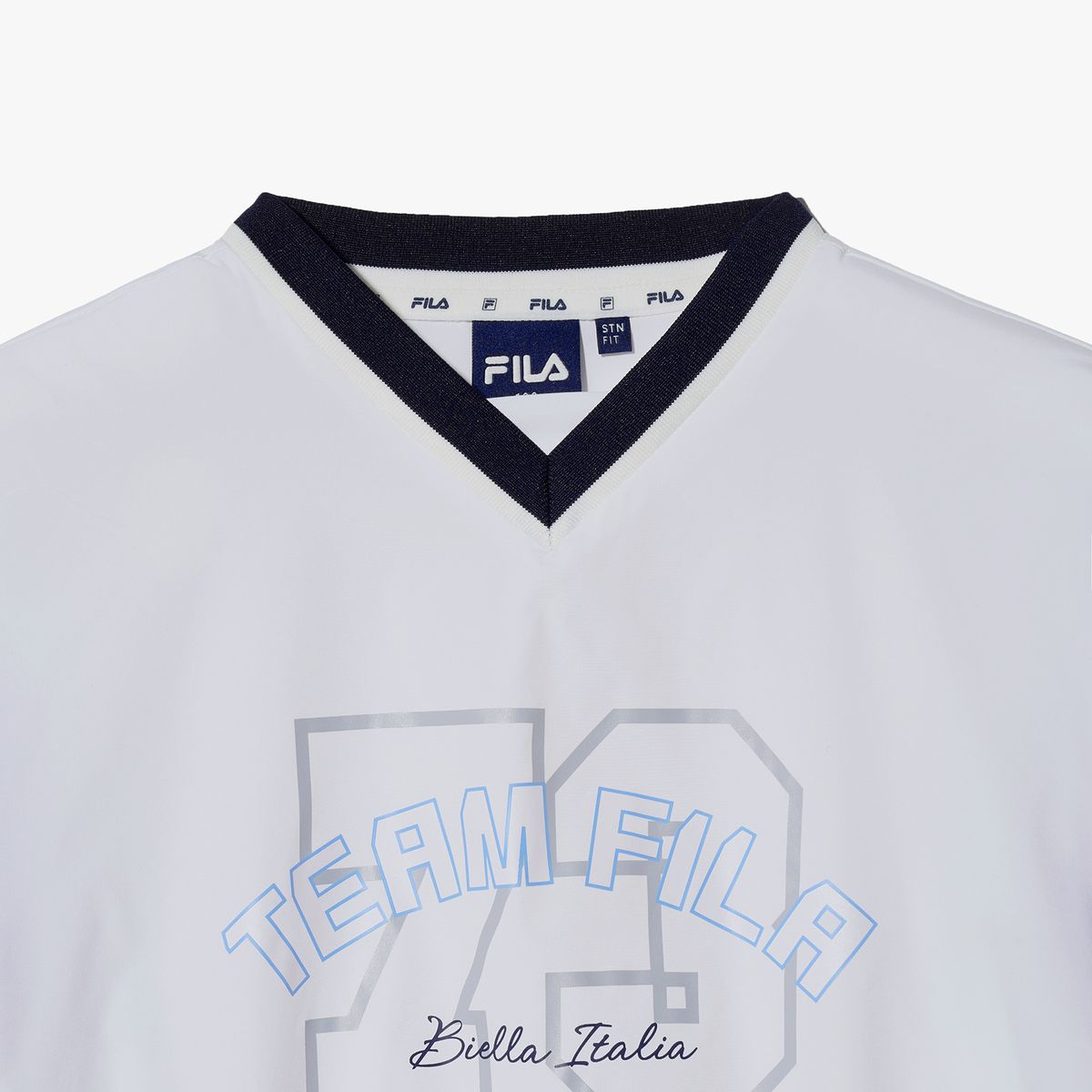 휠라 키즈(FILA KIDS) 블록코어 우븐 맨투맨(FK2WTH1502MWHI)