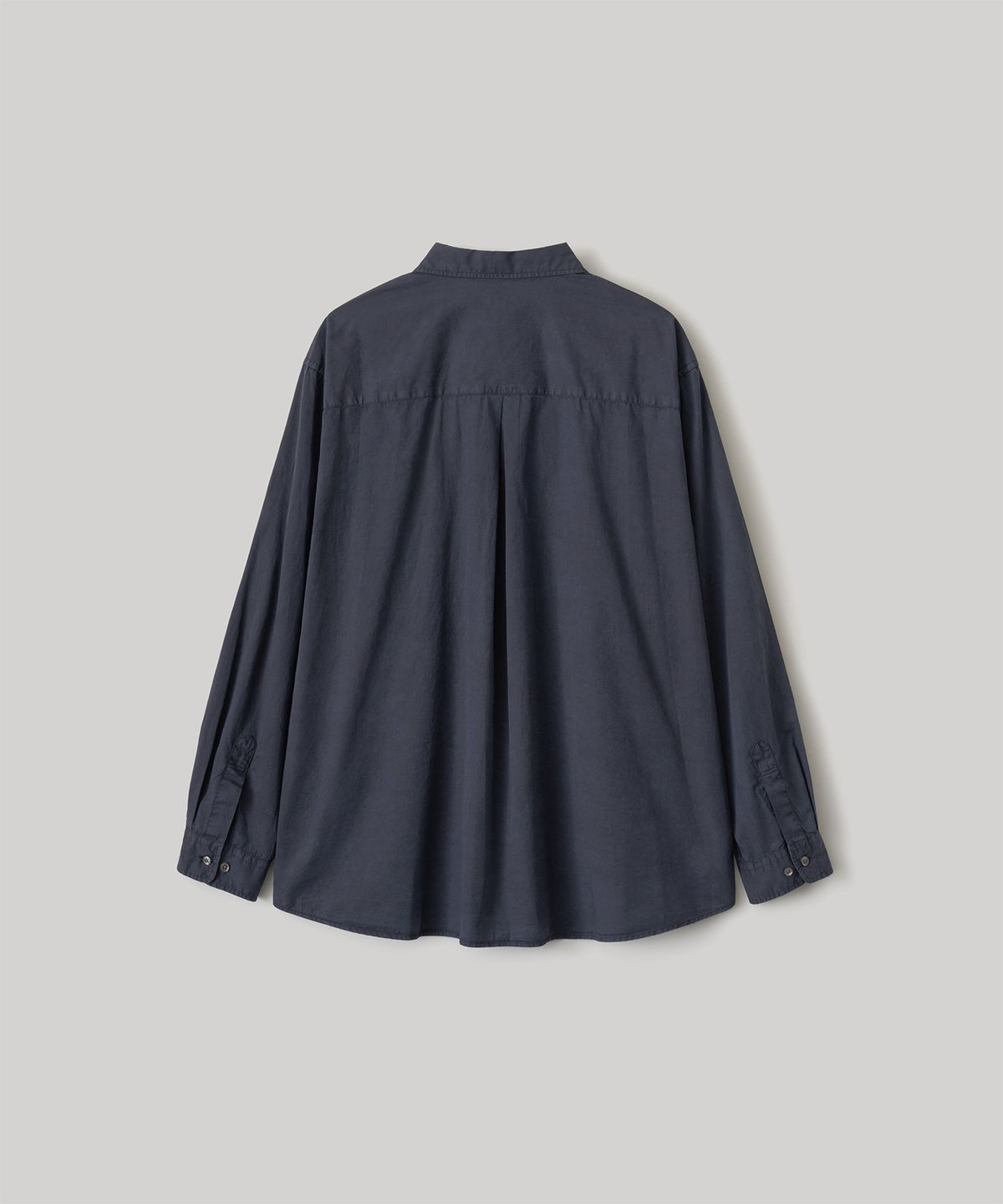 어나더 오피스(ANOTHER OFFICE) Neo Bold Garment Shirt (Dusty Indigo)