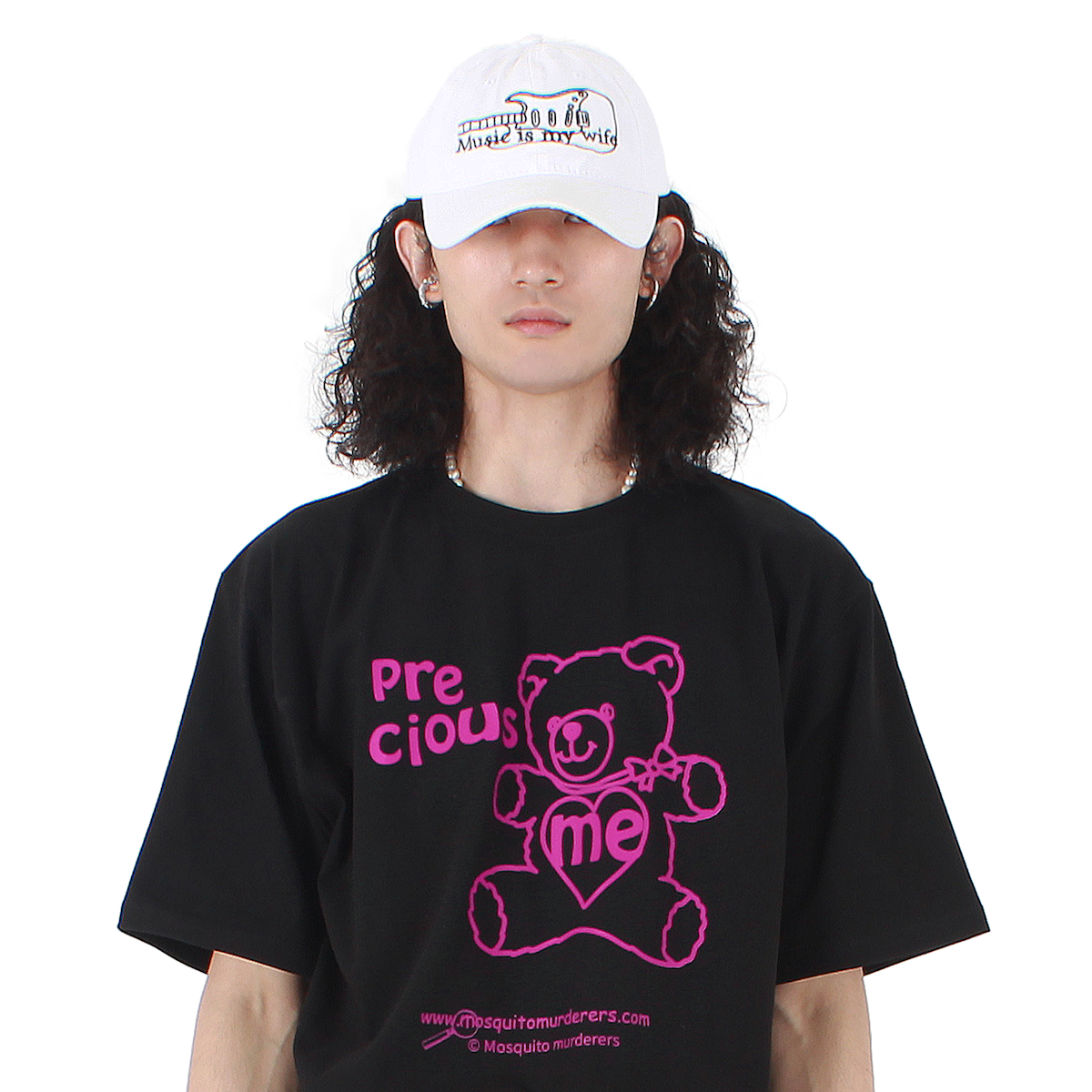 모스키토 머더러스(MOSQUITO MURDERERS) Music is my wife CAP -White
