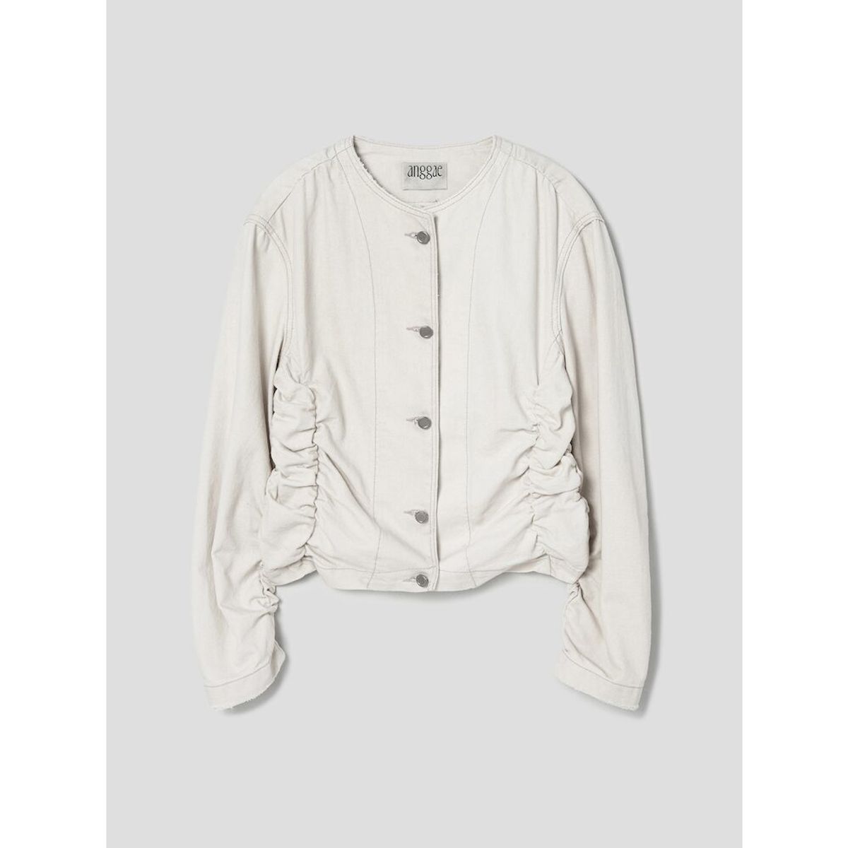 앙개(ANGGAE) Artist Denim Jacket  Ivory
