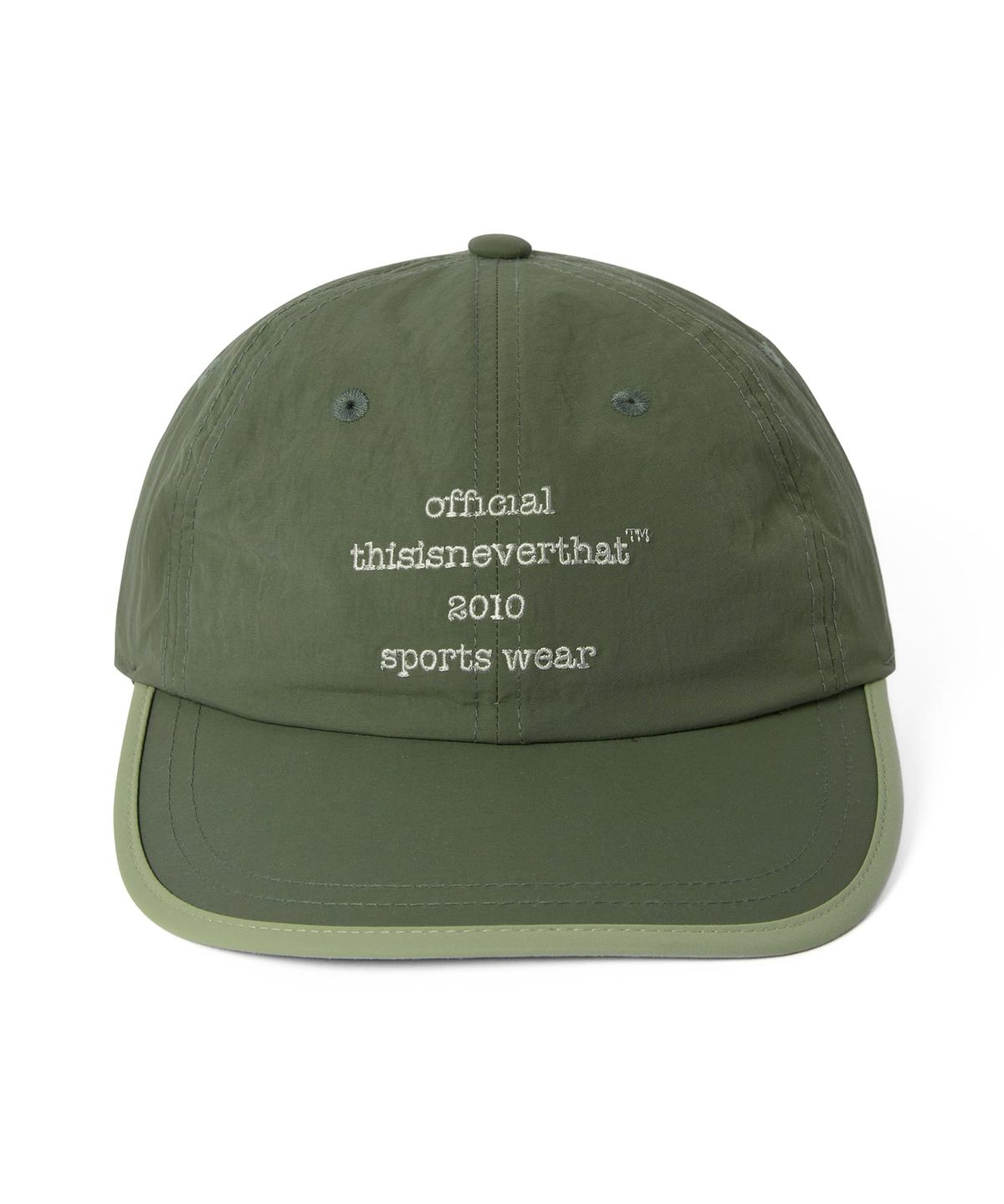 디스이즈네버댓(THISISNEVERTHAT) Nylon Sport Cap Olive