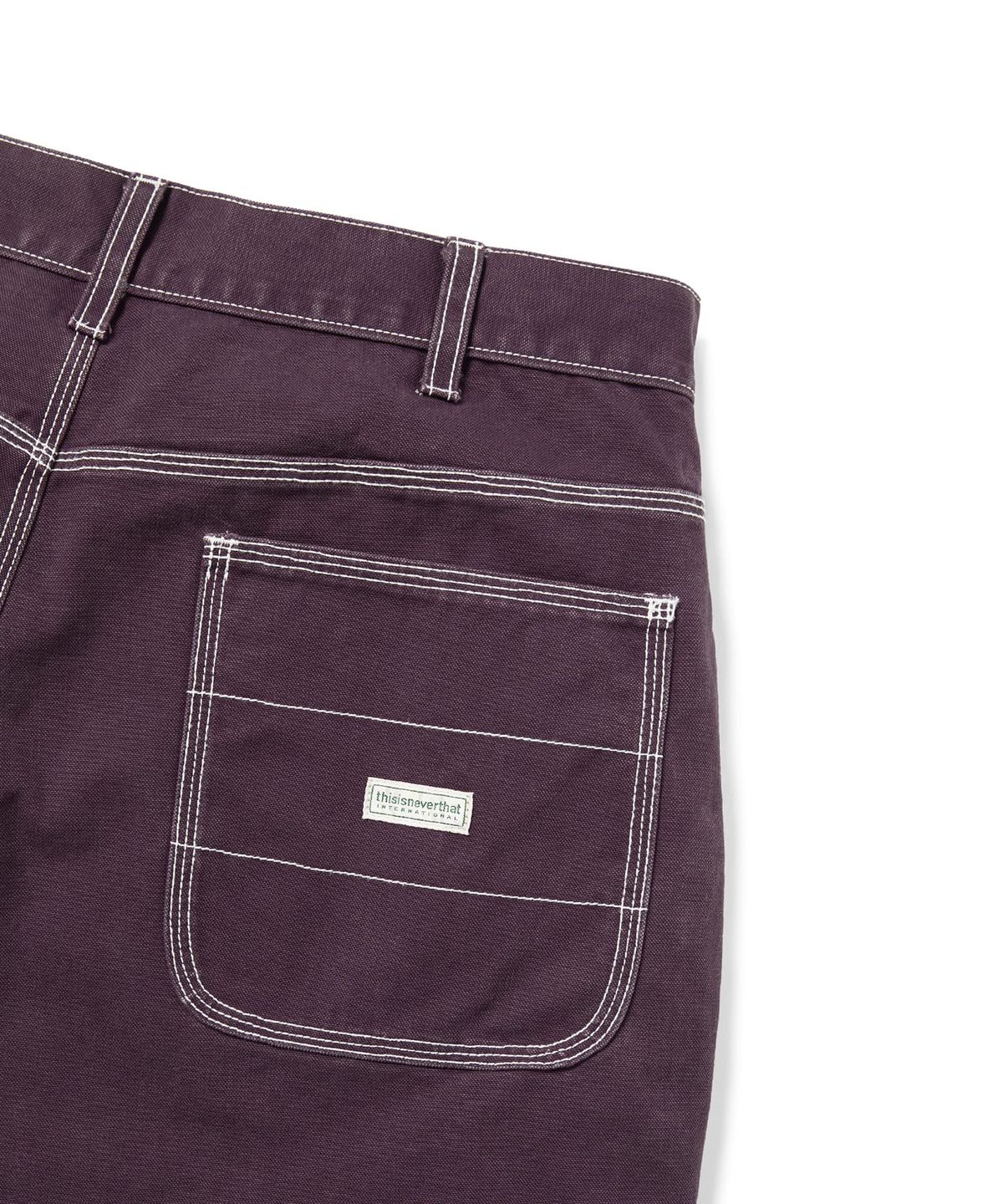 디스이즈네버댓(THISISNEVERTHAT) Contrast Stitch Short Purple