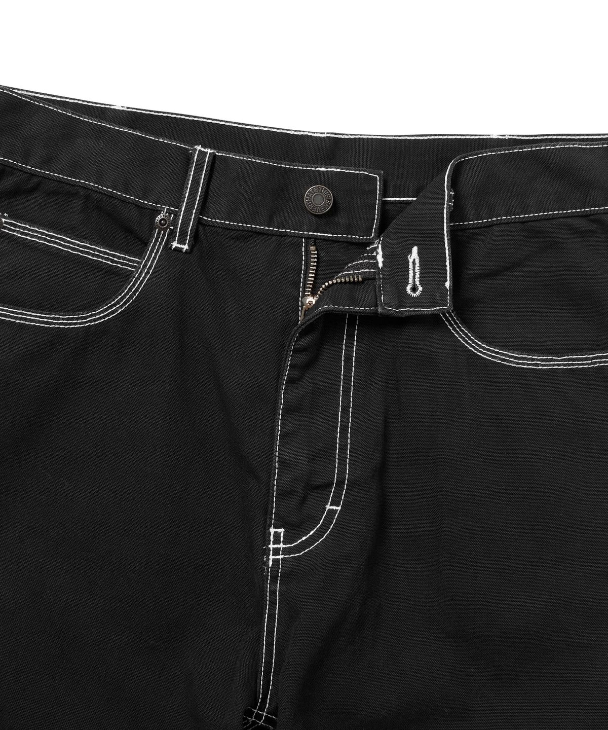 디스이즈네버댓(THISISNEVERTHAT) Contrast Stitch Short Black