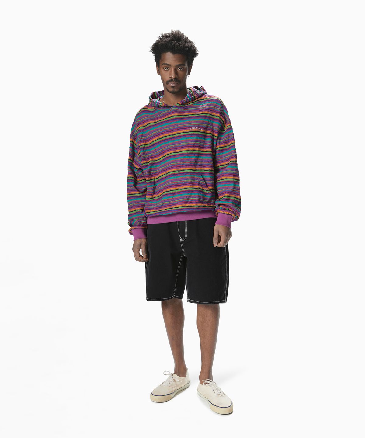 디스이즈네버댓(THISISNEVERTHAT) Contrast Stitch Short Black