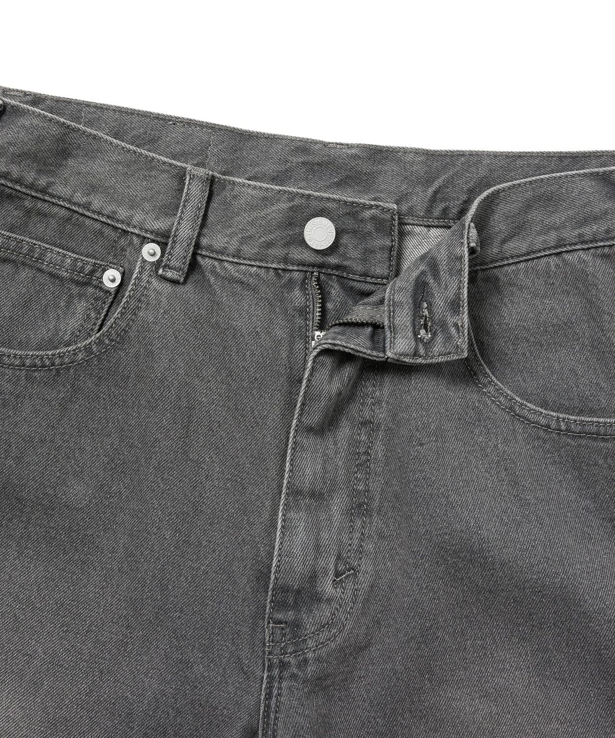 디스이즈네버댓(THISISNEVERTHAT) Washed Denim Short Grey