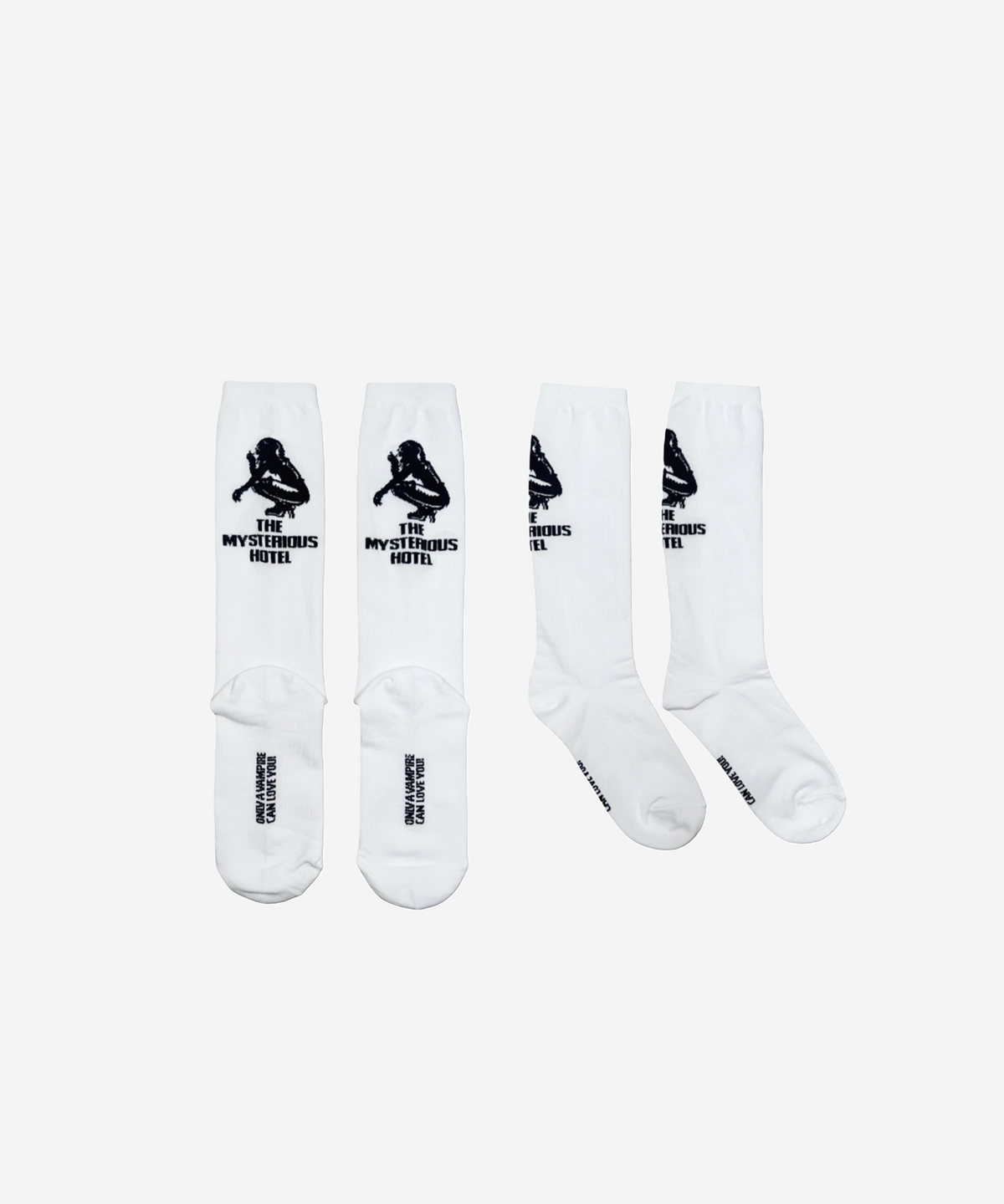 미스테리어스호텔(THE MYSTERIOUS HOTEL) [2 PACK] HOTEL PUNK KNEE-HIGH SOCKS