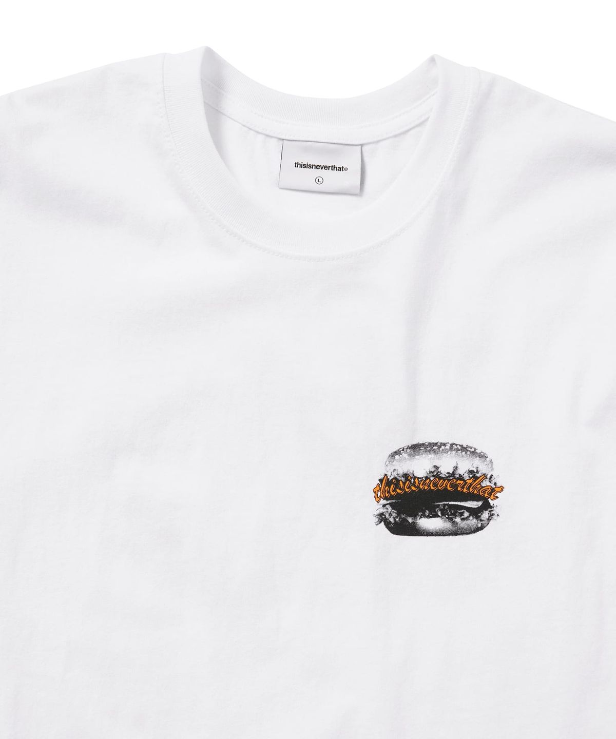 디스이즈네버댓(THISISNEVERTHAT) Hamburger Tee White