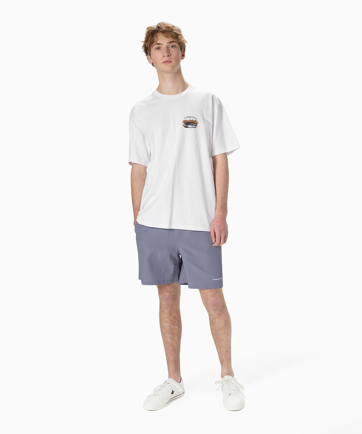 디스이즈네버댓(THISISNEVERTHAT) Hamburger Tee White