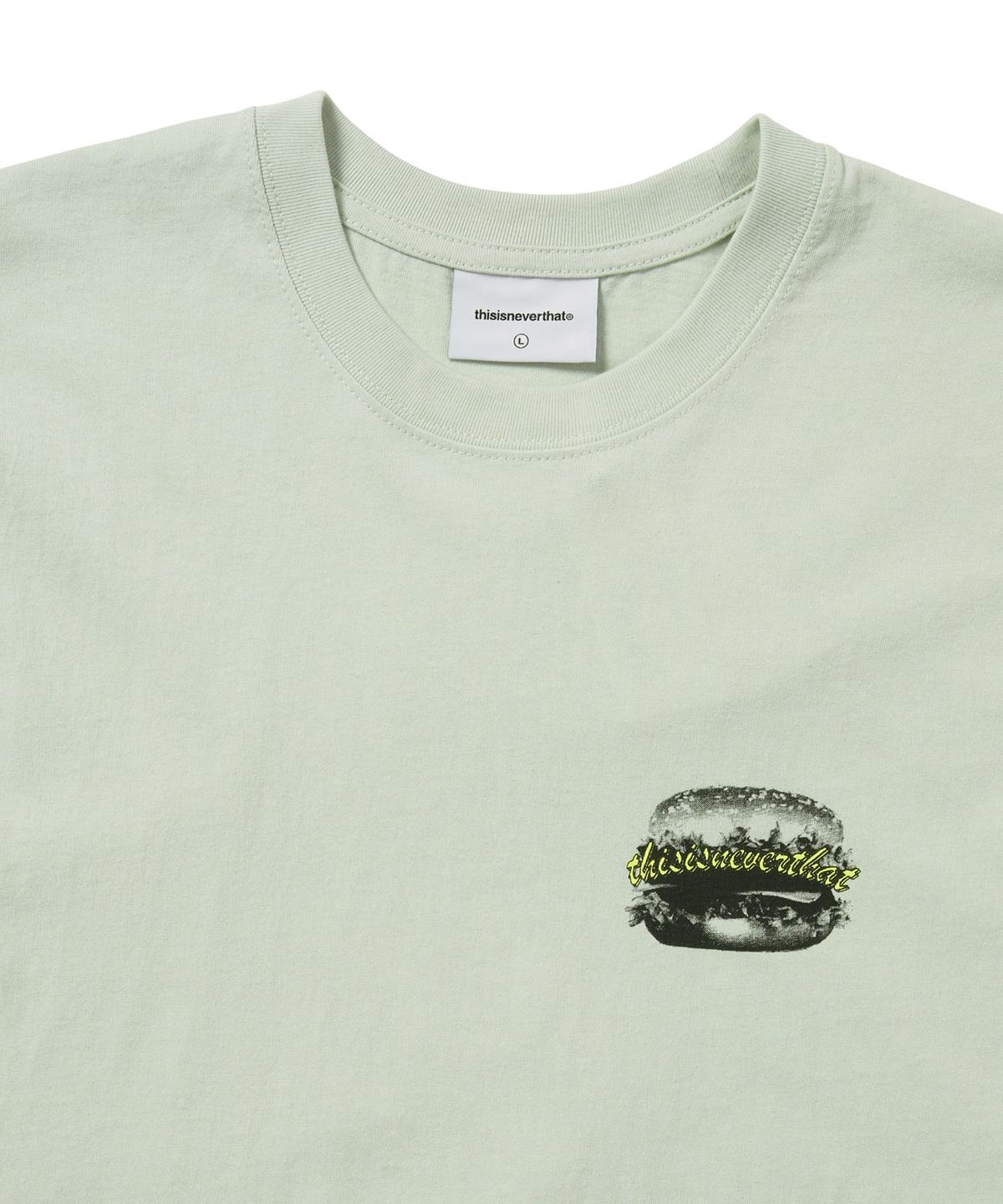 디스이즈네버댓(THISISNEVERTHAT) Hamburger Tee Pale Mint