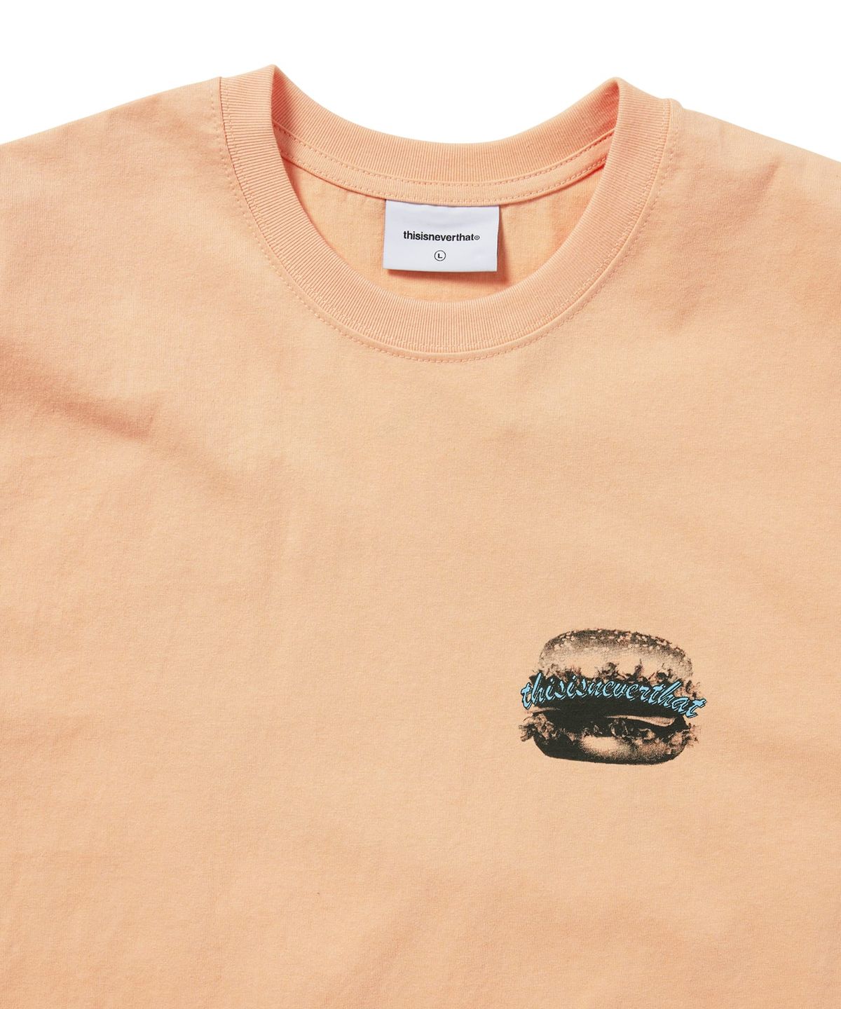 디스이즈네버댓(THISISNEVERTHAT) Hamburger Tee Apricot